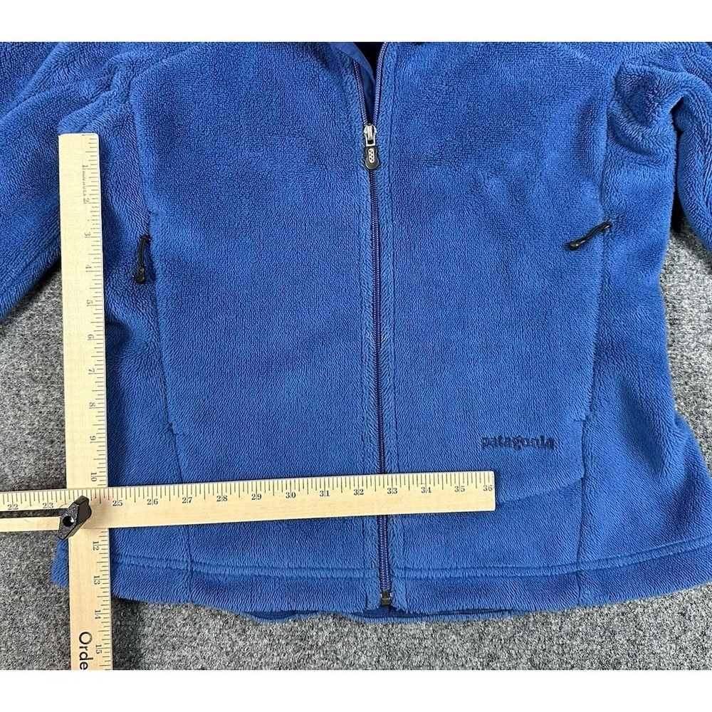 Patagonia R2 Polartec Jacket Womens Size Medium Blue Full Zip Fleece USA Vtg - Picture 5 of 10